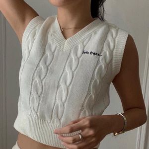 IETS FRANS Sweater Vest Crop